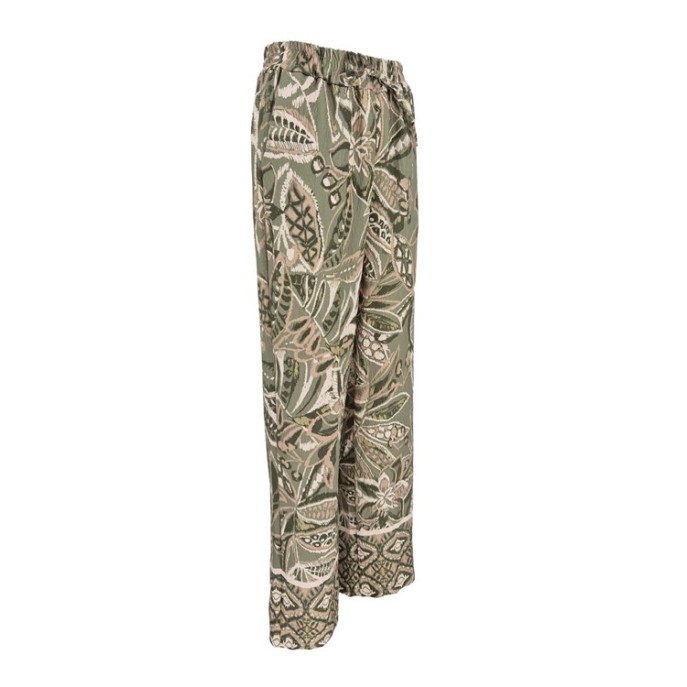 S FOS broek Rikki bloem Army print